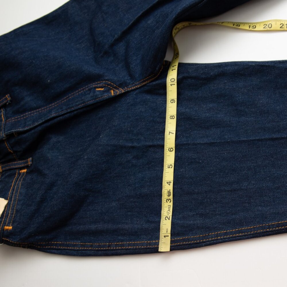 Vintage Ms. Chic By H.I.S. Jeans Parisienne Deadstock 80s Denim Blue 10 Long New - Picture 8 of 10